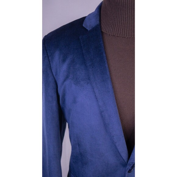 GUESS DEAN Sport Coat Jacket Casual Blazer Sz XL (46) Blue Two Button Cotton EUC - Picture 6 of 15